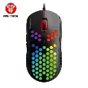 Fantech Hive UX2 6 Buttons 7 Mode USB RGB Gaming Mouse Black 