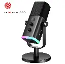 Fifine Ampligame AM8 RGB USB/XLR Dynamic Microphone 