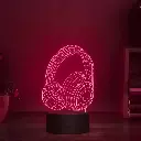 GearUP Acrylic Multicolor Night Lamp (Headphone)