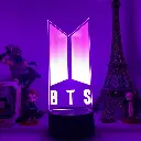 GearUP Acrylic Multicolor Night Lamp (BTS)