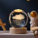 Rain Cloud 3D Crystal Ball Night Lamp