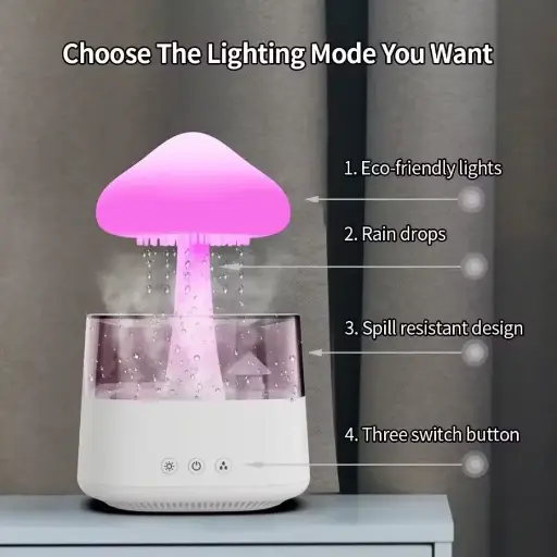 5 IN 1 Bluetooth Speaker Rain Cloud Humidifier