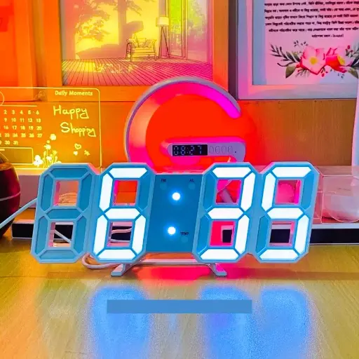 3D Digital Wall Clock LED Table Clock