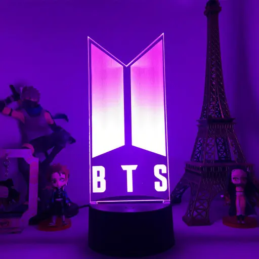 GearUP Acrylic Multicolor Night Lamp (BTS)